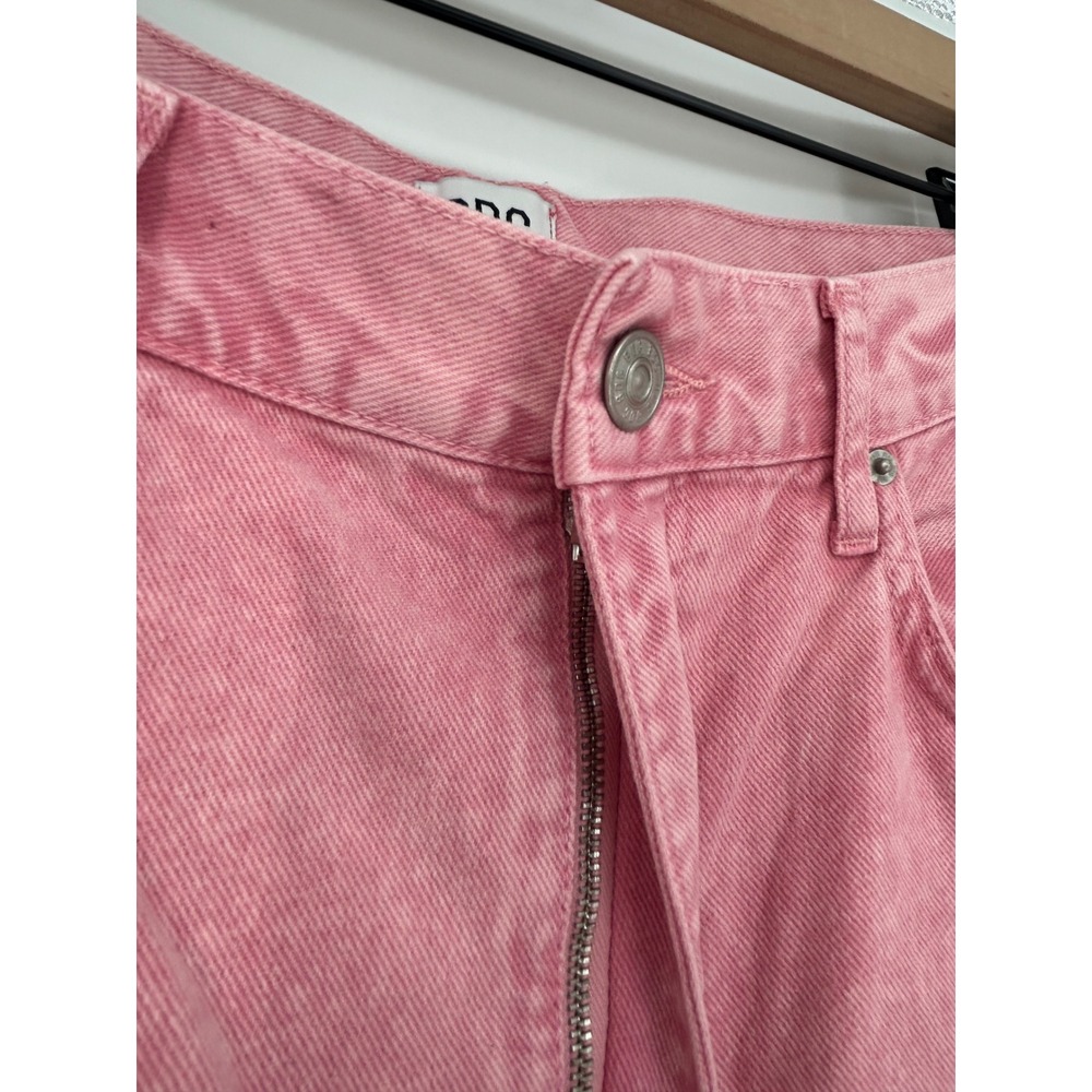 BDG Urban Outfitters High-Rise Baggy Women's Jean Sz 32 Ombre Pink Straight Leg - Picture 7 of 10